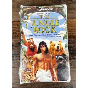DISNEY'S RUDYARD KIPLING'S The Jungle Book (VHS, 1995) Jason Scott Lee, New